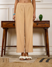 Netose Biege Comfort Fit Co-ord Set