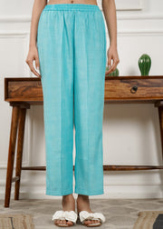 Netose Blue Long Kurta Pant Set