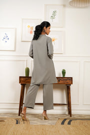 Netose Grey Relaxed Fit Co-ord Set