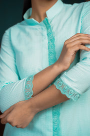 Netose Turquoise Kurta Set