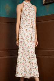 Netose White Floral Jacket Co-ord Set