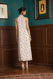 Netose White Floral Jacket Co-ord Set