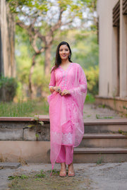 Netose Cotton pink suit
