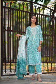 Netose Cotton Straight kurta set